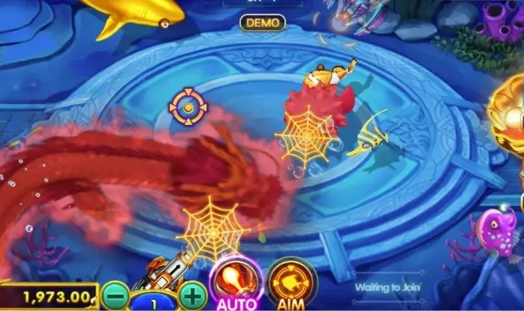 Giao diện chơi Bắn Cá Rồng tại BK8