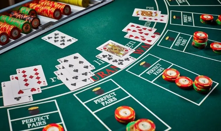 Bàn chơi Blackjack tại BK8