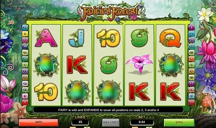 Giao diện chơi Nổ Hũ Rừng Xanh tại BK8