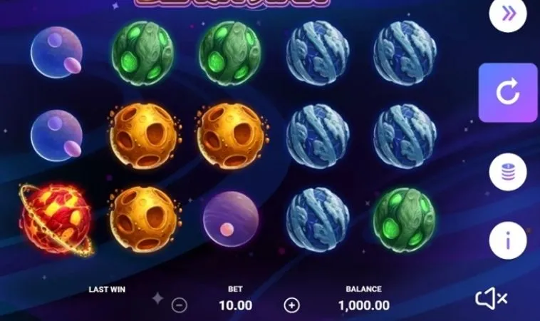 Các biểu tượng trong game Nổ Hũ Vũ Trụ tại BK8