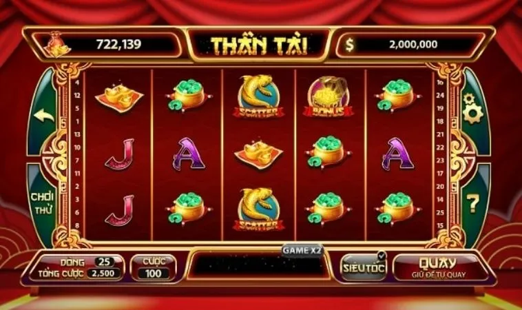 Các biểu tượng trong game Nổ Hũ Thần Tài tại BK8
